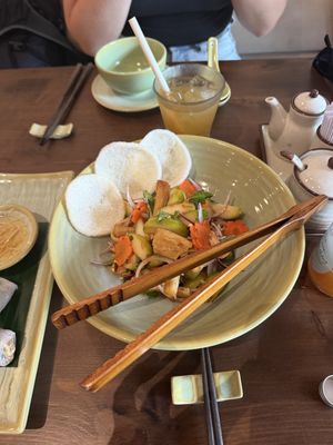   at Be An Vegetarian Café in Ho Chi Minh City