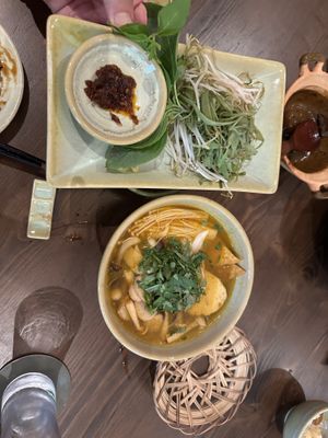 Soup  at Be An Vegetarian Café in Ho Chi Minh City