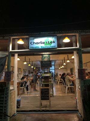   at Charlie and Lek Health Restaurant in Pai