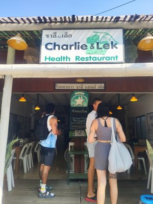 Portal at Charlie and Lek Health Restaurant in Pai