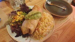 Chimichanga at Las Margaritas Woodend  in Woodend