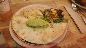Quesadilla at Las Margaritas Woodend  in Woodend