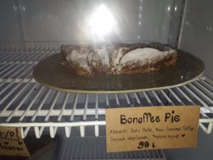 Vegan Banoffee Pie at The Tea Tree Cafe in Chiang Mai