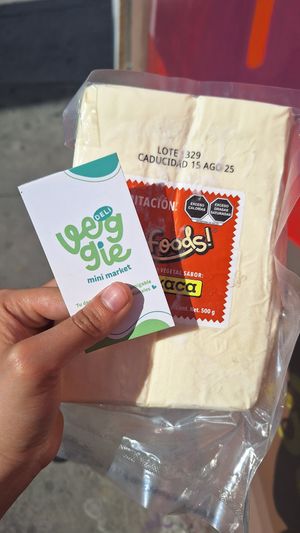 Amo venir por mi Q-foods  👌🏻👌🏻👌🏻❤️ at Veggie Deli in Puebla