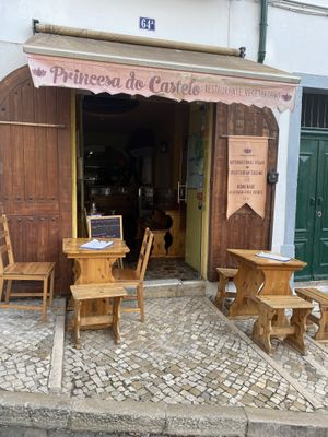 Outside at Princesa do Castelo in Lisbon