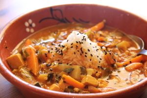 Indian dish.  at Princesa do Castelo in Lisbon