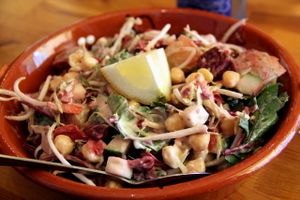 Potato salad.  at Princesa do Castelo in Lisbon