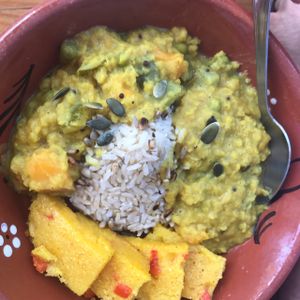 lentil stew don't get it at Princesa do Castelo in Lisbon