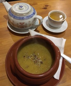 Vegan Caldo verte  at Princesa do Castelo in Lisbon