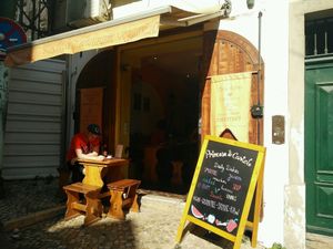 side from the street at Princesa do Castelo in Lisbon