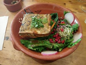 polenta shepherd pie at Princesa do Castelo in Lisbon