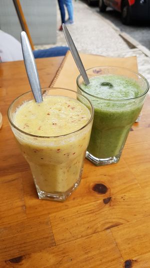 Smoothies at Princesa do Castelo in Lisbon