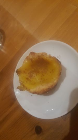vegan pasteis de nata at Princesa do Castelo in Lisbon