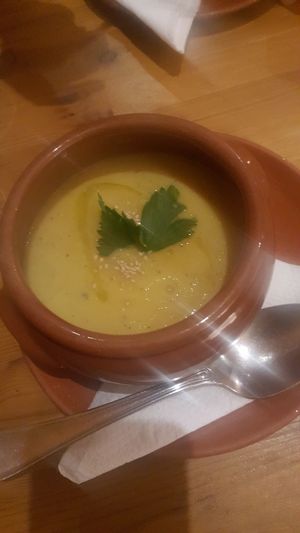 lentil soup at Princesa do Castelo in Lisbon
