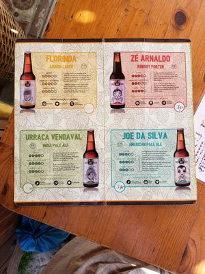 Local crafg beer at Princesa do Castelo in Lisbon