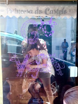 Go vegan! Go Lisboa!  at Princesa do Castelo in Lisbon