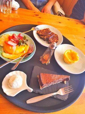 Desserts at Princesa do Castelo in Lisbon