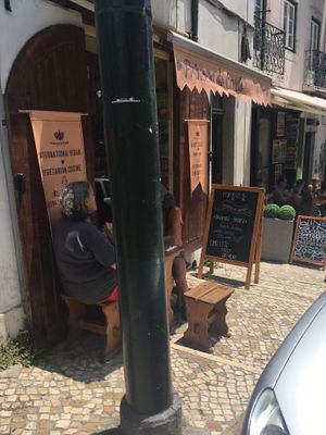 Entrance at Princesa do Castelo in Lisbon