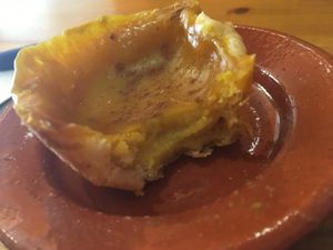 Pastel de nata  at Princesa do Castelo in Lisbon