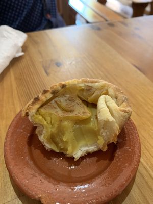 custard tart! at Princesa do Castelo in Lisbon