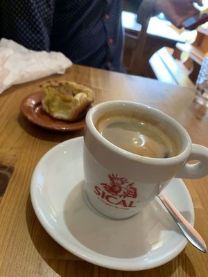 big americano :) at Princesa do Castelo in Lisbon