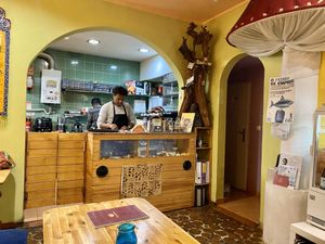 Kitchen view at Princesa do Castelo in Lisbon