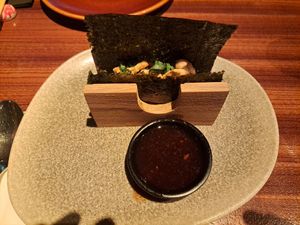 Hand roll at Nishi in Netanya