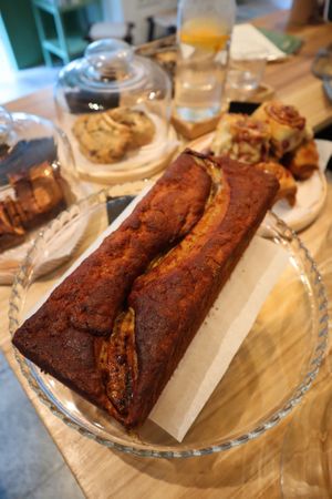 Vegan Miso Banana Bread (Gluten Free) at Selva Coffee in Sevilla