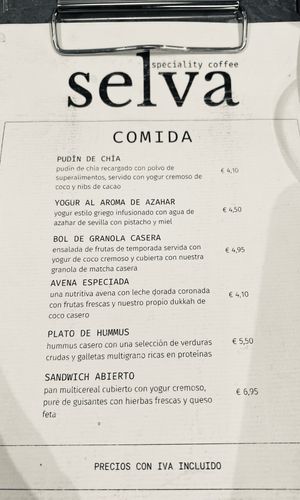  at Selva Coffee in Sevilla