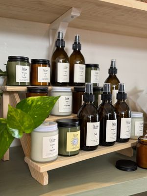 Local, natural retail products at Selva Coffee in Sevilla