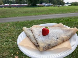 Schoko Bananen Crêpes  at Plan V in Hanau