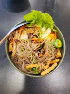 Vegan Japchae at Tu Chau Veggie - Vegan Banh mi in Hanoi