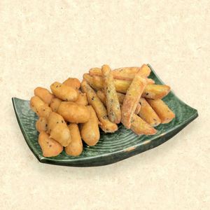 Fried Sweet Potatoes at Tu Chau Veggie - Vegan Banh mi in Hanoi