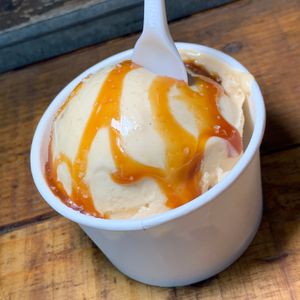 Vegan Salted Caramel: House-Made Caramel and Fleur de Sel. at À La Minute in Redlands