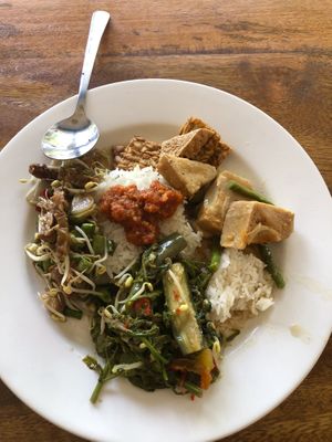 My plate  at Dharma Kitchen   in 