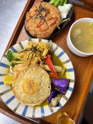 Kari set meal at CHIN YUAN - 勤園食堂 in Pingtung