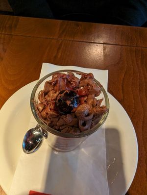 Veganuary Schokomousse #Veganuary at L'Osteria in Jena