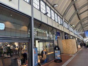 store front  at Espresso House - HBF in Luebeck