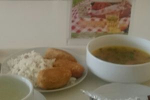 yummy food  at Ayurveda Cafe in Kyiv