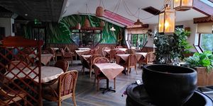Mural at the back at Star of Siam in Houghton-le-spring