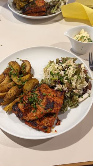 Sojasteak at Cafeteria Zur Rosen in Jena