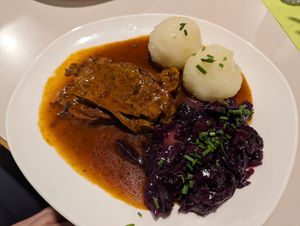 Seitanbraten (saisonal) at Cafeteria Zur Rosen in Jena