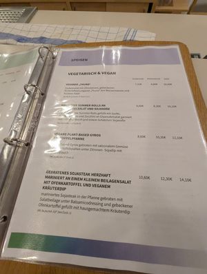 Saisonkarte Juli 2025 at Cafeteria Zur Rosen in Jena