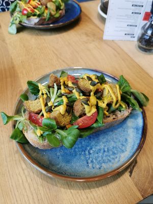 Veggie sandwich at CUPP - Kanaalweg in Utrecht