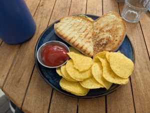 Pesto toastie at CUPP - Kanaalweg in Utrecht