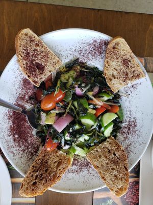 Seaweed salad at Maravel Garden in Crete
