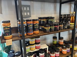 SamosaCo sauces  at Truffles Zero Waste in Pontyclun