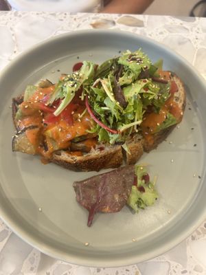 Miso aubergine   at Avocado Club in Berlin