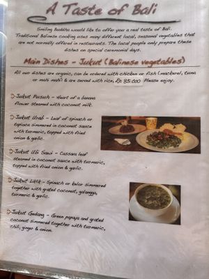 Menu 4  at Smiling Buddha Restaurant in Karangasem