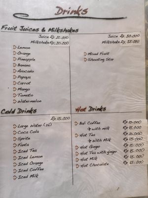 Menu 10  at Smiling Buddha Restaurant in Karangasem